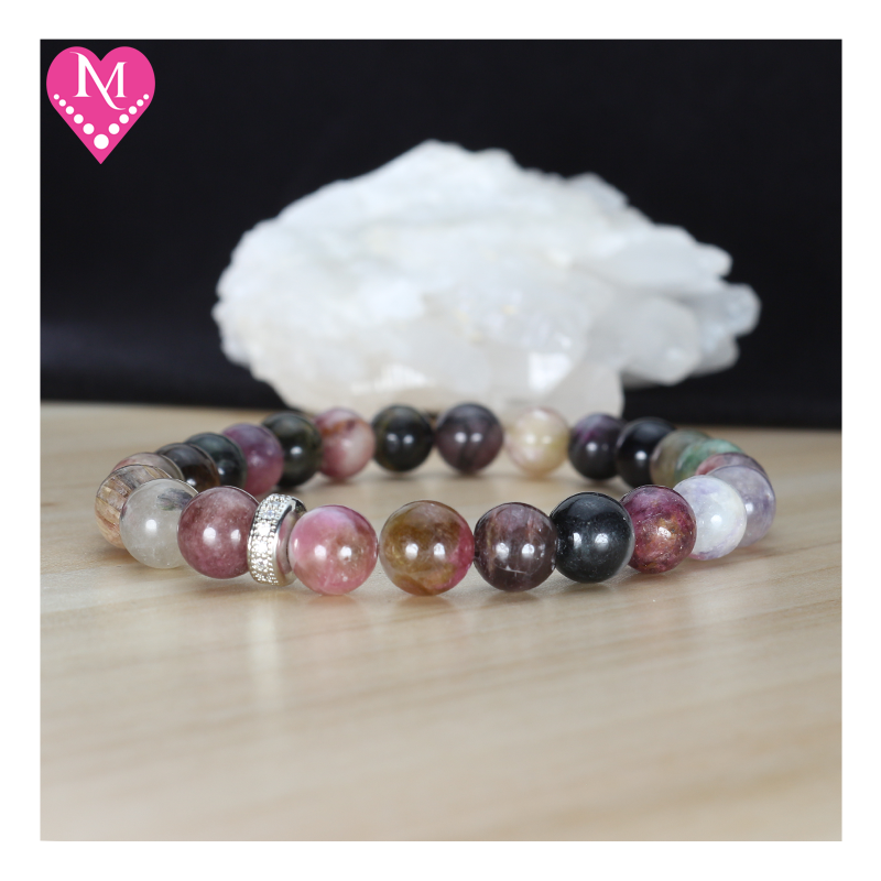 Mixed Color Tourmaline Bracelet