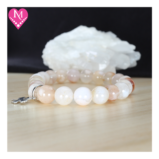 Flower Agate Bracelet (Sakura Agate)